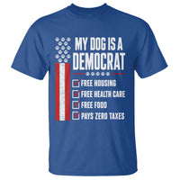 My Dog Is A Democrat T Shirt Funny Political Dog Owner
