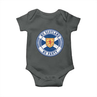 No Scotland No Party Baby Onesie Scottish Lion Rampant Crest Vintage Saltire Flag