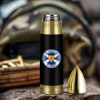 No Scotland No Party Bullet Tumbler Scottish Lion Rampant Crest Vintage Saltire Flag