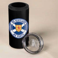 No Scotland No Party 4 in 1 Can Cooler Tumbler Scottish Lion Rampant Crest Vintage Saltire Flag