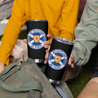 No Scotland No Party Tumbler Cup Scottish Lion Rampant Crest Vintage Saltire Flag