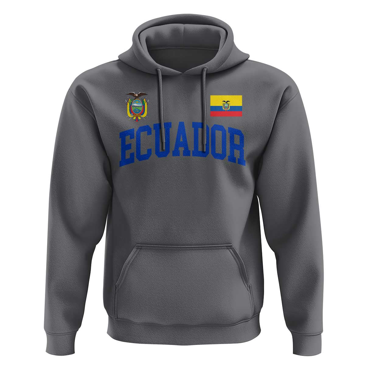 Ecuador Vintage Throwback Soccer Jersey Style Hoodie Ecuadorian Hispanic Heritage