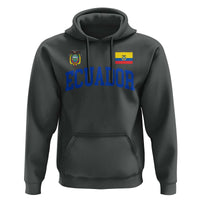 Ecuador Vintage Throwback Soccer Jersey Style Hoodie Ecuadorian Hispanic Heritage