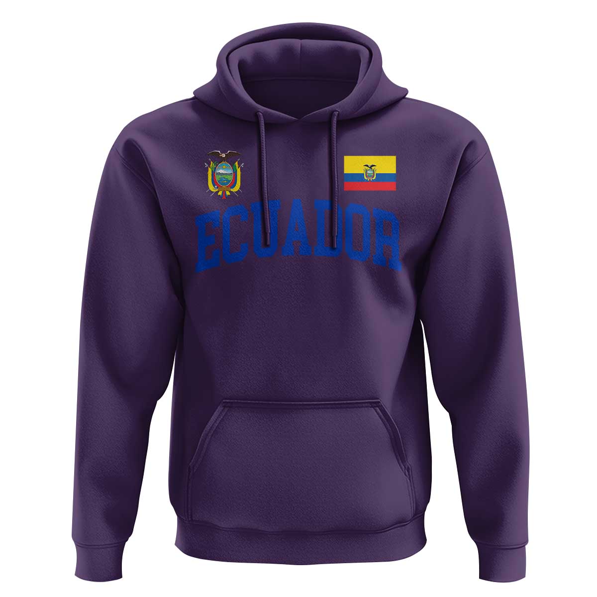 Ecuador Vintage Throwback Soccer Jersey Style Hoodie Ecuadorian Hispanic Heritage