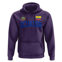Ecuador Vintage Throwback Soccer Jersey Style Hoodie Ecuadorian Hispanic Heritage