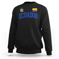 Ecuador Vintage Throwback Soccer Jersey Style Sweatshirt Ecuadorian Hispanic Heritage