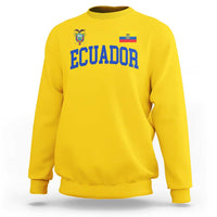 Ecuador Vintage Throwback Soccer Jersey Style Sweatshirt Ecuadorian Hispanic Heritage
