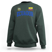Ecuador Vintage Throwback Soccer Jersey Style Sweatshirt Ecuadorian Hispanic Heritage