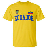 Ecuador Vintage Throwback Soccer Jersey Style T Shirt Ecuadorian Hispanic Heritage