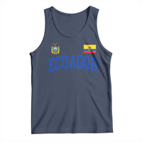 Ecuador Vintage Throwback Soccer Jersey Style Tank Top Ecuadorian Hispanic Heritage