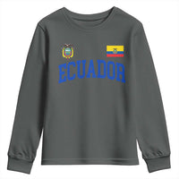 Ecuador Vintage Throwback Soccer Jersey Style Youth Sweatshirt Ecuadorian Hispanic Heritage