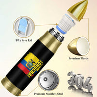Chucha Funny Ecuadorian Slang Vintage Ecuador Flag Bullet Tumbler