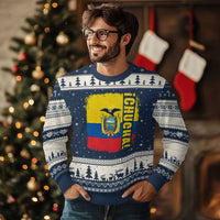 Chucha Funny Ecuadorian Slang Vintage Ecuador Flag Ugly Christmas Sweater