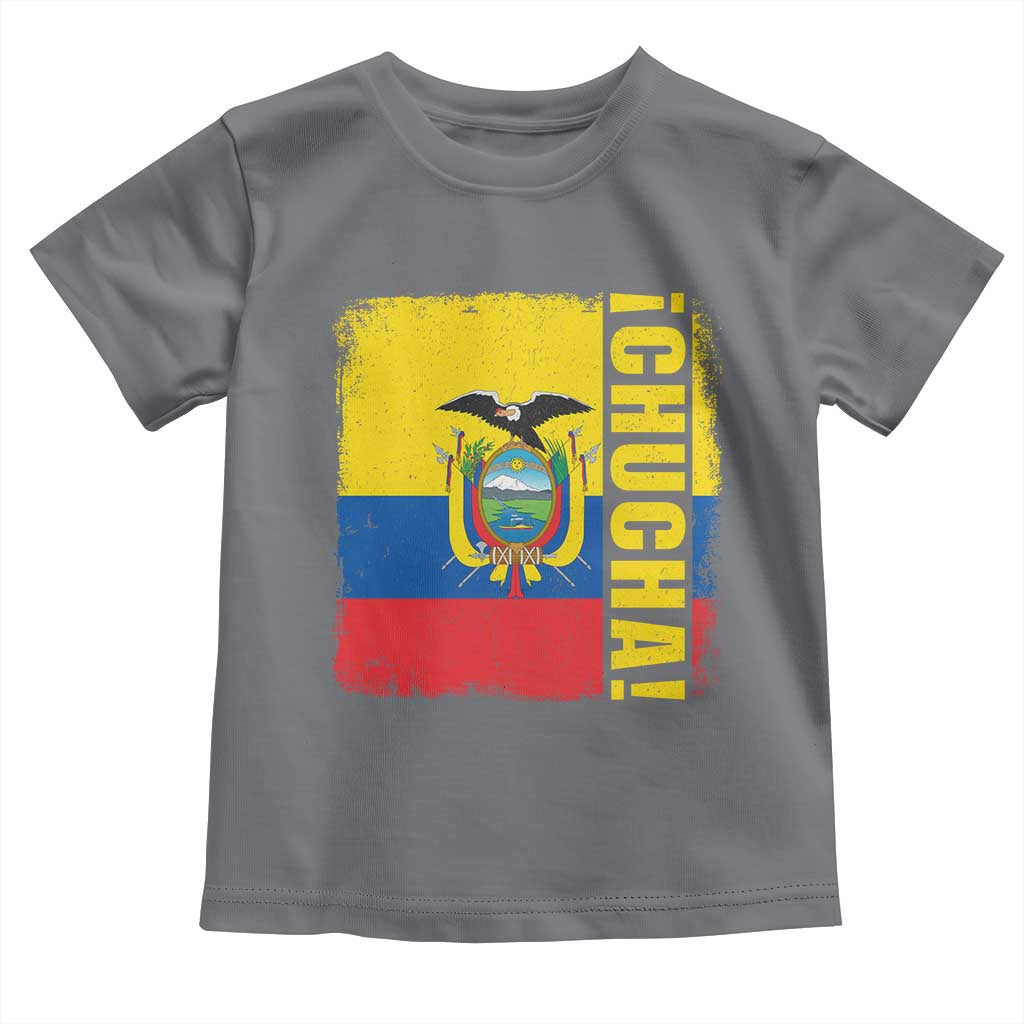 Chucha Funny Ecuadorian Slang Vintage Ecuador Flag Toddler T Shirt