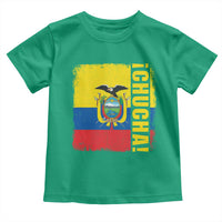 Chucha Funny Ecuadorian Slang Vintage Ecuador Flag Toddler T Shirt