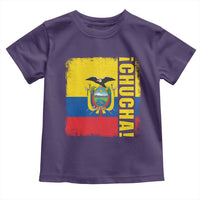 Chucha Funny Ecuadorian Slang Vintage Ecuador Flag Toddler T Shirt
