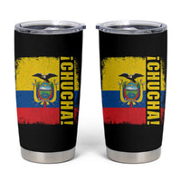 Chucha Funny Ecuadorian Slang Vintage Ecuador Flag Tumbler Cup