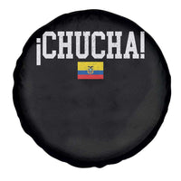 Chucha Funny Ecuadorian Slang Ecuador Flag Latino Saying Spare Tire Cover