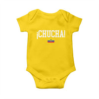 Chucha Funny Ecuadorian Slang Ecuador Flag Latino Saying Baby Onesie