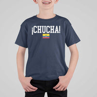 Chucha Funny Ecuadorian Slang Ecuador Flag Latino Saying T Shirt For Kid