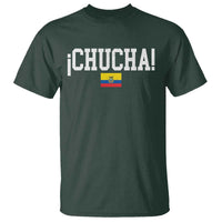 Chucha Funny Ecuadorian Slang Ecuador Flag Latino Saying T Shirt
