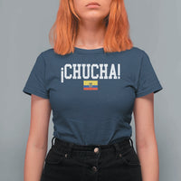 Chucha Funny Ecuadorian Slang Ecuador Flag Latino Saying T Shirt For Women