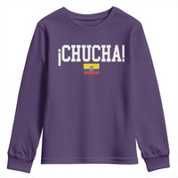 Chucha Funny Ecuadorian Slang Ecuador Flag Latino Saying Youth Sweatshirt