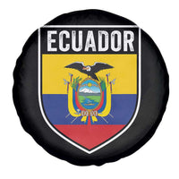 Ecuador Vintage Soccer Crest Escudo Ecuadorian Coat of Arms Spare Tire Cover