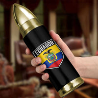 Ecuador Vintage Soccer Crest Escudo Ecuadorian Coat of Arms Bullet Tumbler