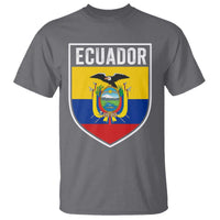 Ecuador Vintage Soccer Crest Escudo Ecuadorian Coat of Arms T Shirt