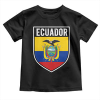 Ecuador Vintage Soccer Crest Escudo Ecuadorian Coat of Arms Toddler T Shirt