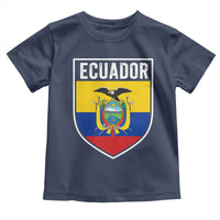 Ecuador Vintage Soccer Crest Escudo Ecuadorian Coat of Arms Toddler T Shirt