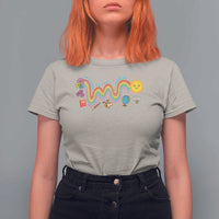 Special Education Teacher T Shirt For Women Progress Is Not Linear Back To School Sun Flower - Wonder Print Shop