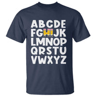 Funny Pre K Kindergarten T Shirt Hi Alphabet Back To School Teachers Pencil - Wonder Print Shop