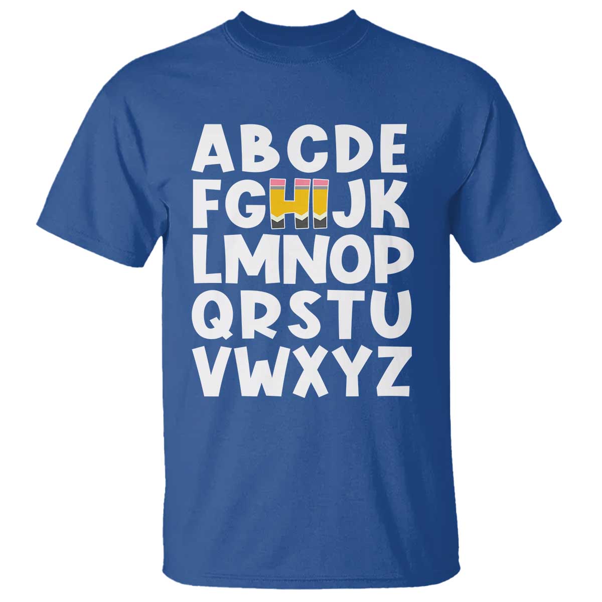 Funny Pre K Kindergarten T Shirt Hi Alphabet Back To School Teachers Pencil - Wonder Print Shop