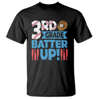Back To School Baseball T Shirt 3RD Grade Batter Up Glove Bat Ball - Wonder Print Shop