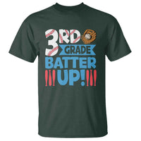 Back To School Baseball T Shirt 3RD Grade Batter Up Glove Bat Ball - Wonder Print Shop