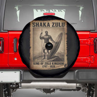 Shaka Zulu Spare Tire Cover King of Zulu Kingdom Indigenous African Tribe