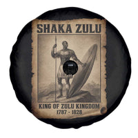 Shaka Zulu Spare Tire Cover King of Zulu Kingdom Indigenous African Tribe
