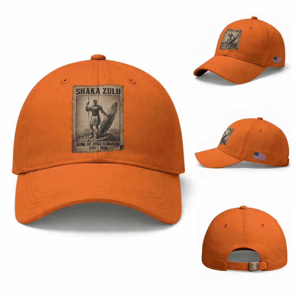 Shaka Zulu Baseball Cap King of Zulu Kingdom Indigenous African Tribe