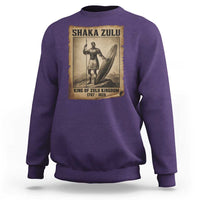 Shaka Zulu Sweatshirt King of Zulu Kingdom Indigenous African Tribe