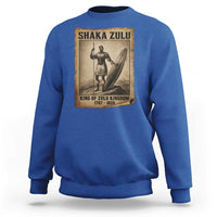 Shaka Zulu Sweatshirt King of Zulu Kingdom Indigenous African Tribe