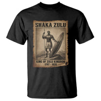 Shaka Zulu T Shirt King of Zulu Kingdom Indigenous African Tribe