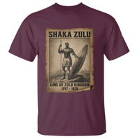 Shaka Zulu T Shirt King of Zulu Kingdom Indigenous African Tribe