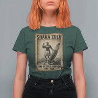 Shaka Zulu T Shirt For Women King of Zulu Kingdom Indigenous African Tribe