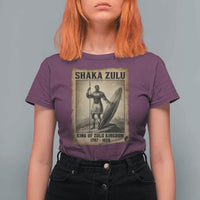 Shaka Zulu T Shirt For Women King of Zulu Kingdom Indigenous African Tribe