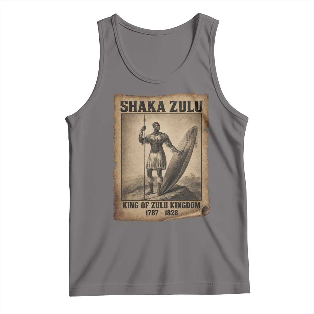 Shaka Zulu Tank Top King of Zulu Kingdom Indigenous African Tribe
