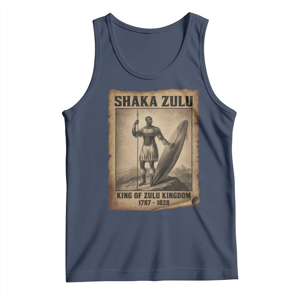 Shaka Zulu Tank Top King of Zulu Kingdom Indigenous African Tribe