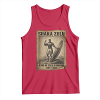 Shaka Zulu Tank Top King of Zulu Kingdom Indigenous African Tribe