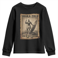 Shaka Zulu Youth Sweatshirt King of Zulu Kingdom Indigenous African Tribe